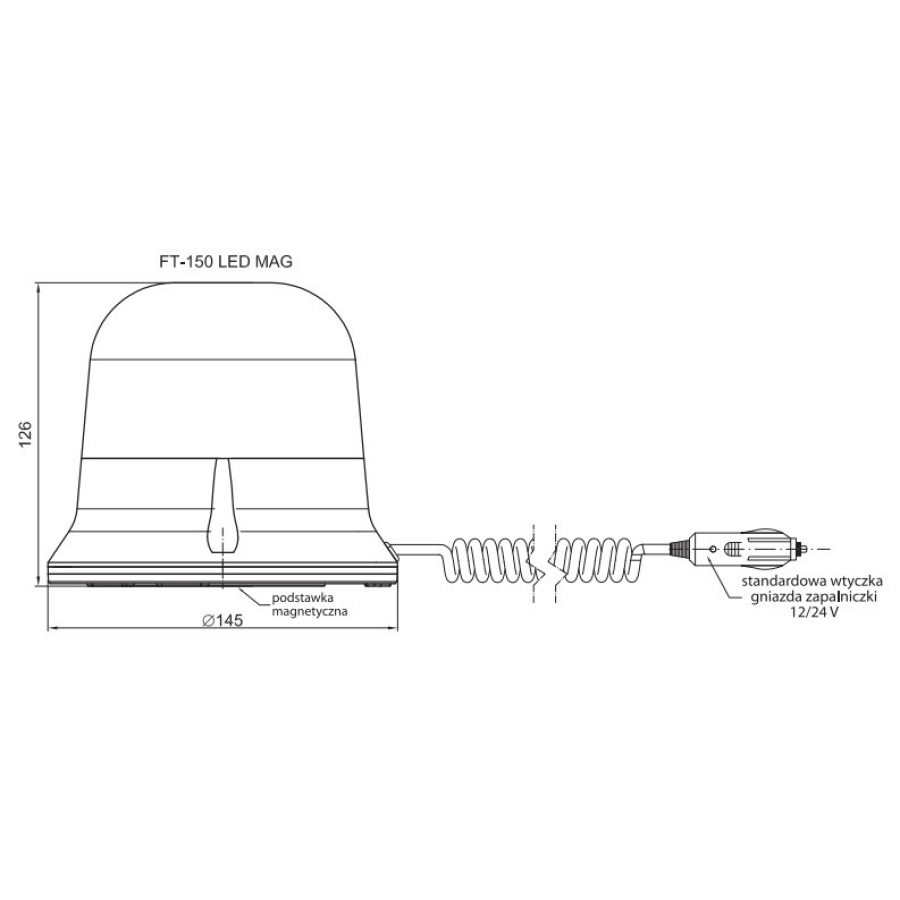Купить маяк проблесковый светодиодный fristom ft-150 led mag m30 желтый на магните в прикуриватель с одинарной вспышкой, провод 3 м по цене . Низкие цены. Большой выбор. Доставка по всей России. Интернет-магазин в Москве. Только положительные отзывы!