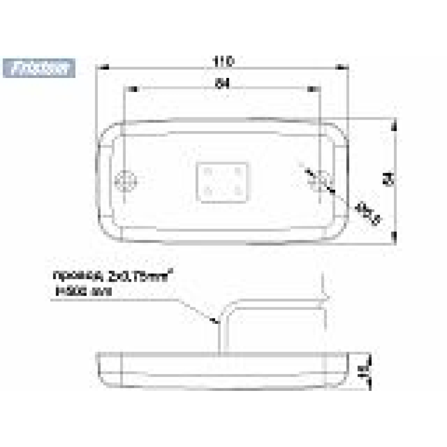 Купить фонарь габаритный ft-019 b белый светодиод с проводом 2x0.75 мм fristom по цене 925 р.. Низкие цены. Большой выбор. Доставка по всей России. Интернет-магазин в Москве. Только положительные отзывы!