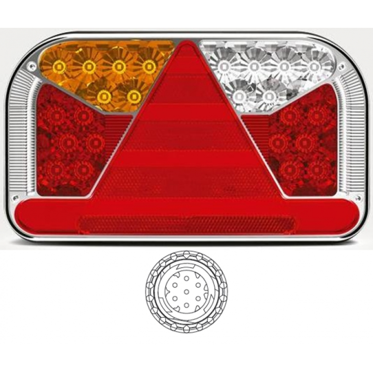 Купить фонарь задний прицепа fristom ft-170 p nt led amp 7pin 12-36в 6-функциональный правый по цене . Низкие цены. Большой выбор. Доставка по всей России. Интернет-магазин в Москве. Только положительные отзывы!