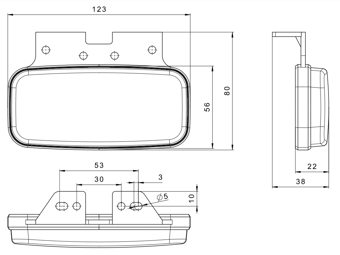 Купить фонарь габаритный диодный белый со светоотражателем с кронштейном fristom ft-075 b+k по цене . Низкие цены. Большой выбор. Доставка по всей России. Интернет-магазин в Москве. Только положительные отзывы!