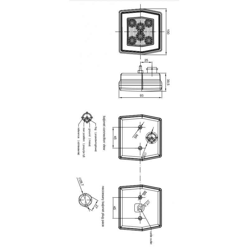 Купить фонарь задний противотуманный fristom ft-123 led bajonet светодиодный с габаритом по цене 2 350 р.. Низкие цены. Большой выбор. Доставка по всей России. Интернет-магазин в Москве. Только положительные отзывы!