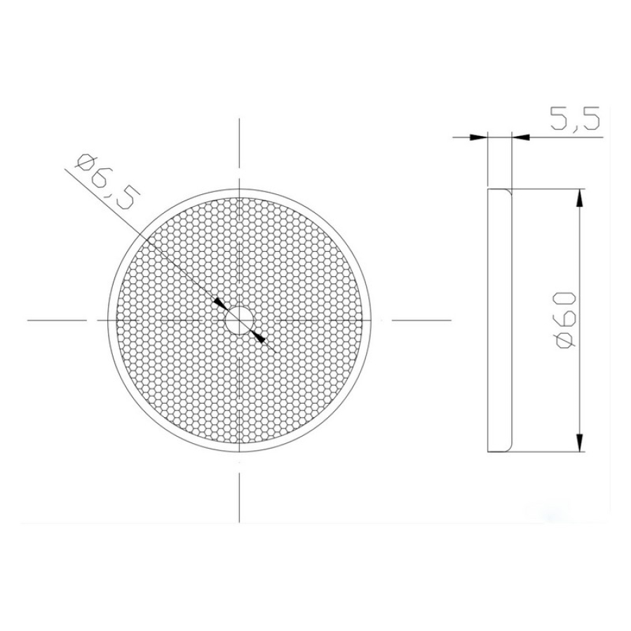 Купить катафот светоотражающий fristom dob-033 c красный (d60 мм) круглый с отверстием по цене . Низкие цены. Большой выбор. Доставка по всей России. Интернет-магазин в Москве. Только положительные отзывы!