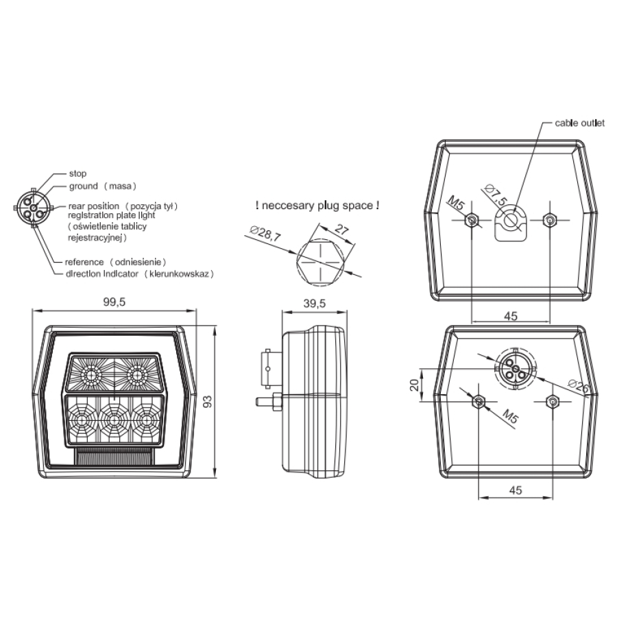 Купить фонарь на прицеп задний fristom ft-120 t led bajonet 4-функциональный светодиодный по цене . Низкие цены. Большой выбор. Доставка по всей России. Интернет-магазин в Москве. Только положительные отзывы!