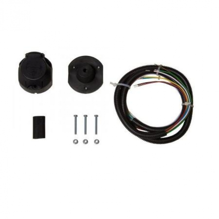 Купить комплект электроповодки фаркопа универсальный 7 pin 1,8 м без клипс в одном жгуте с подсоединением по цене . Низкие цены. Большой выбор. Доставка по всей России. Интернет-магазин в Москве. Только положительные отзывы!