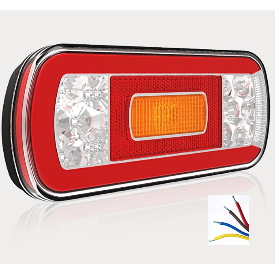 Купить фонарь задний 6-функ-ый led габарит. противотуман. стоп. поворот.с освещ. номер. знака. провод 1 м / fristom по цене 4 992 р.. Низкие цены. Большой выбор. Доставка по всей России. Интернет-магазин в Москве. Только положительные отзывы!